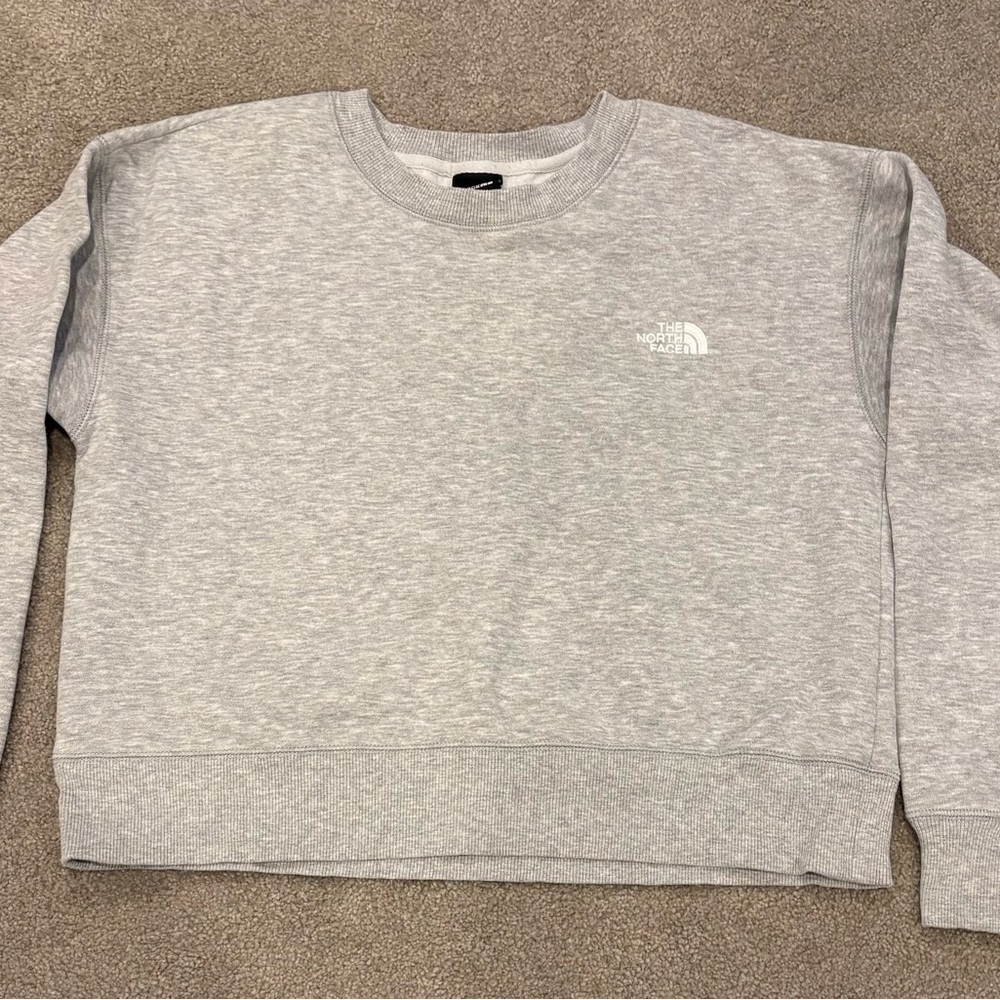 The North Face Gray Crewneck Sweatshirt
